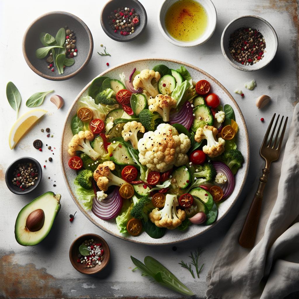 Roasted Cauliflower Salad: A Crispy, Flavor-Packed Delight