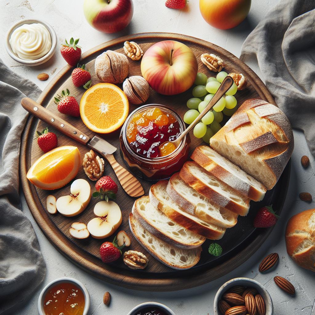 Sweet Harmony: The Art of Jam Spread on Fresh Bread