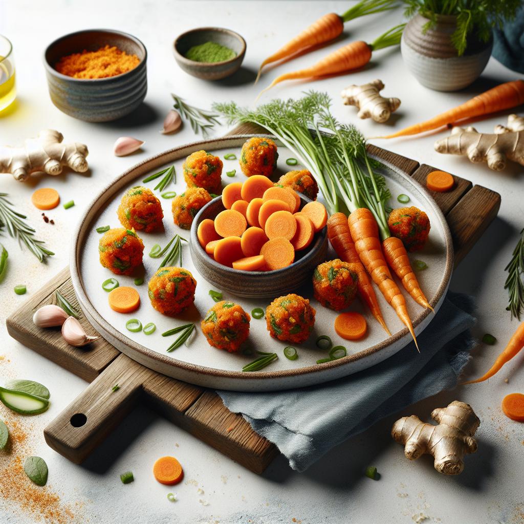 Zesty Carrot Ginger Bites: A Tangy Twist on Healthy Snacks