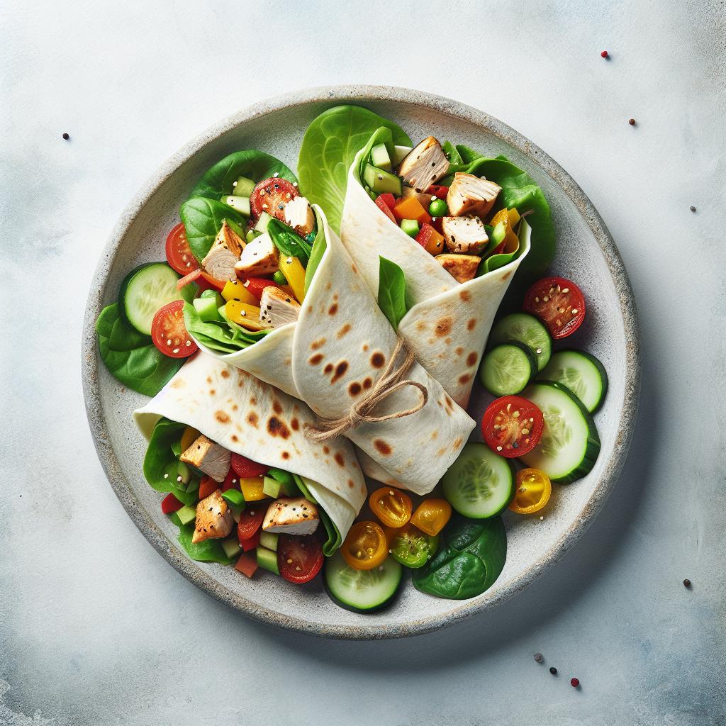 Wholesome Chicken Veggie Wraps: A Flavorful, Nutritious Delight