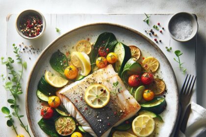 Zesty Baked Halibut with Lemon: A Fresh Seafood Delight
