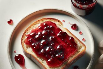 Sweet Harmony: The Art of Jam Spread on Fresh Bread