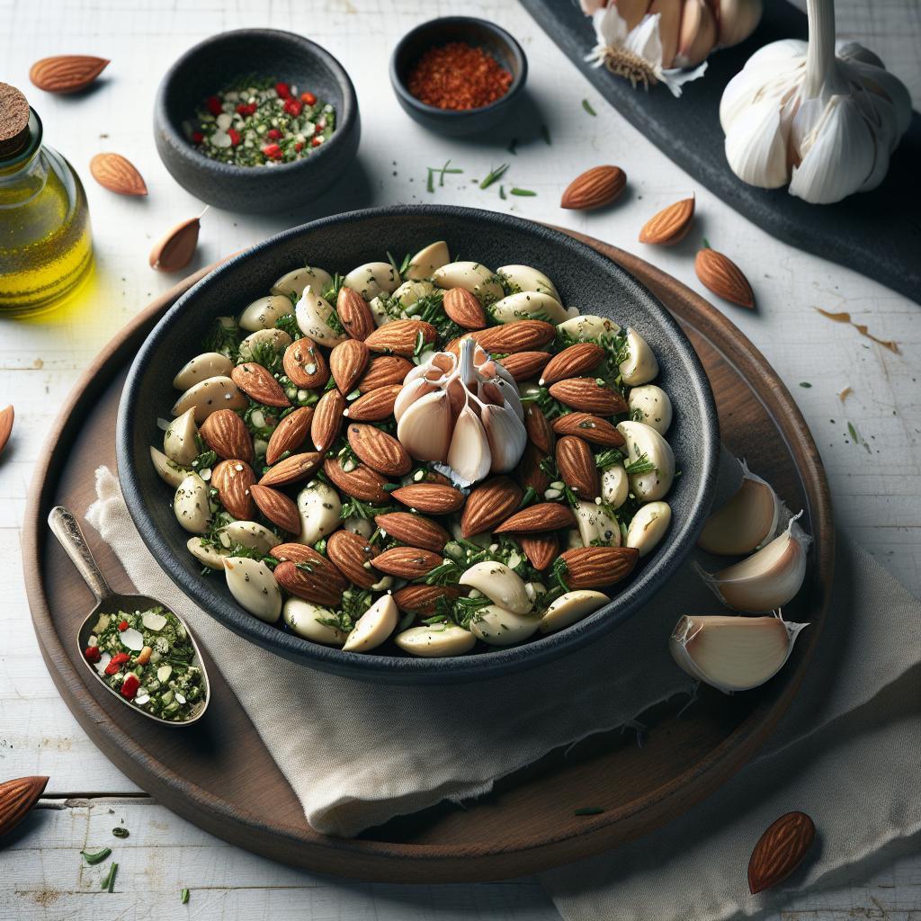 Savor the Zest: How Garlic Herb Almonds Boost Flavor & Health