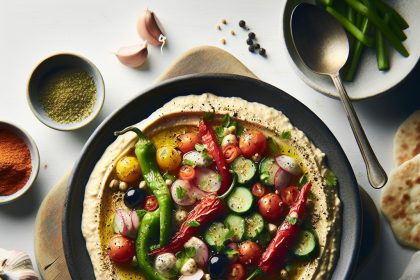 Garlic Pepper Hummus: A Zesty Twist on a Classic Dip