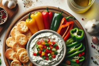 Zesty Garlic Pepper Dip: A Bold Twist on Classic Flavor