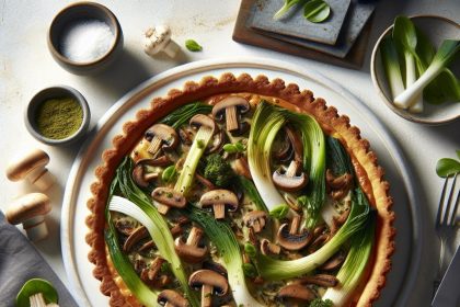 Savory Mushroom Leek Tart: A Flavorful Gourmet Delight