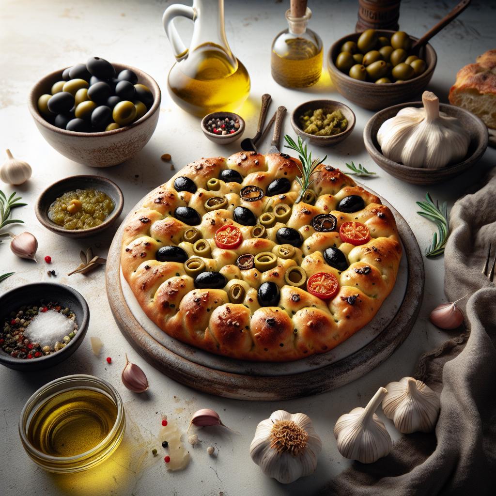 Golden Garlic Olive Focaccia: The Ultimate Flavor Journey